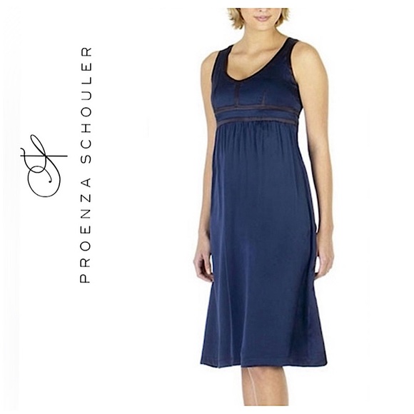Proenza Schouler for Target Dresses & Skirts - Proenza Schouler for Target 100%silk Navy/black trim  Sleeveless dress Size 13